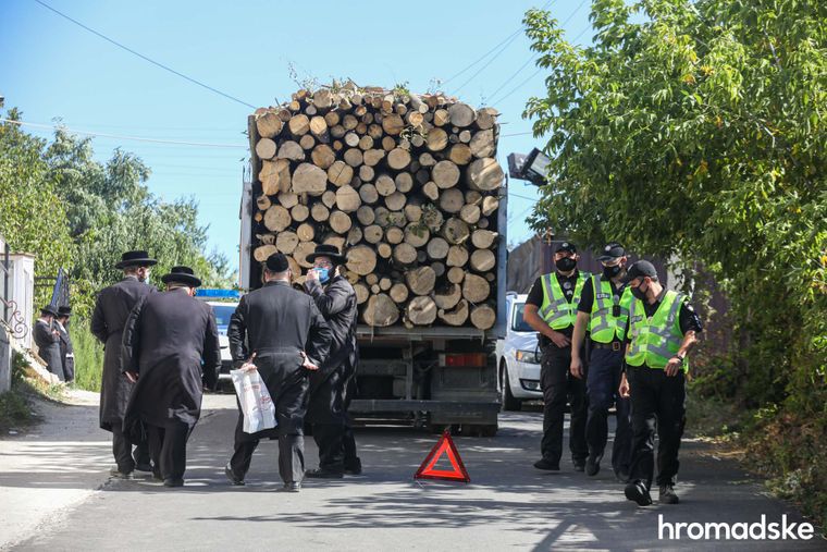 В Умані знову конфлікт місцевих жителів з прочанами